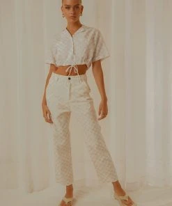 Cools Club New & Most Loved California Pant - Pink Checker