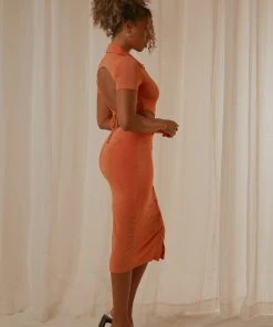 Peppermayo Rodeo Drive Midi Dress - Orange 8 Peppermayo Rodeo Drive Midi Dress - Orange