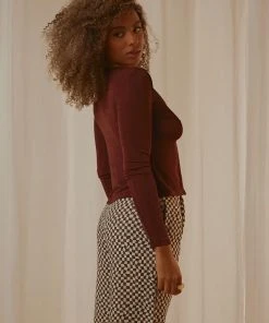 Peppermayo Pamela Long Sleeve Top - Choc Brown New & Most Loved 8 Peppermayo Pamela Long Sleeve Top - Choc Brown New & Most Loved