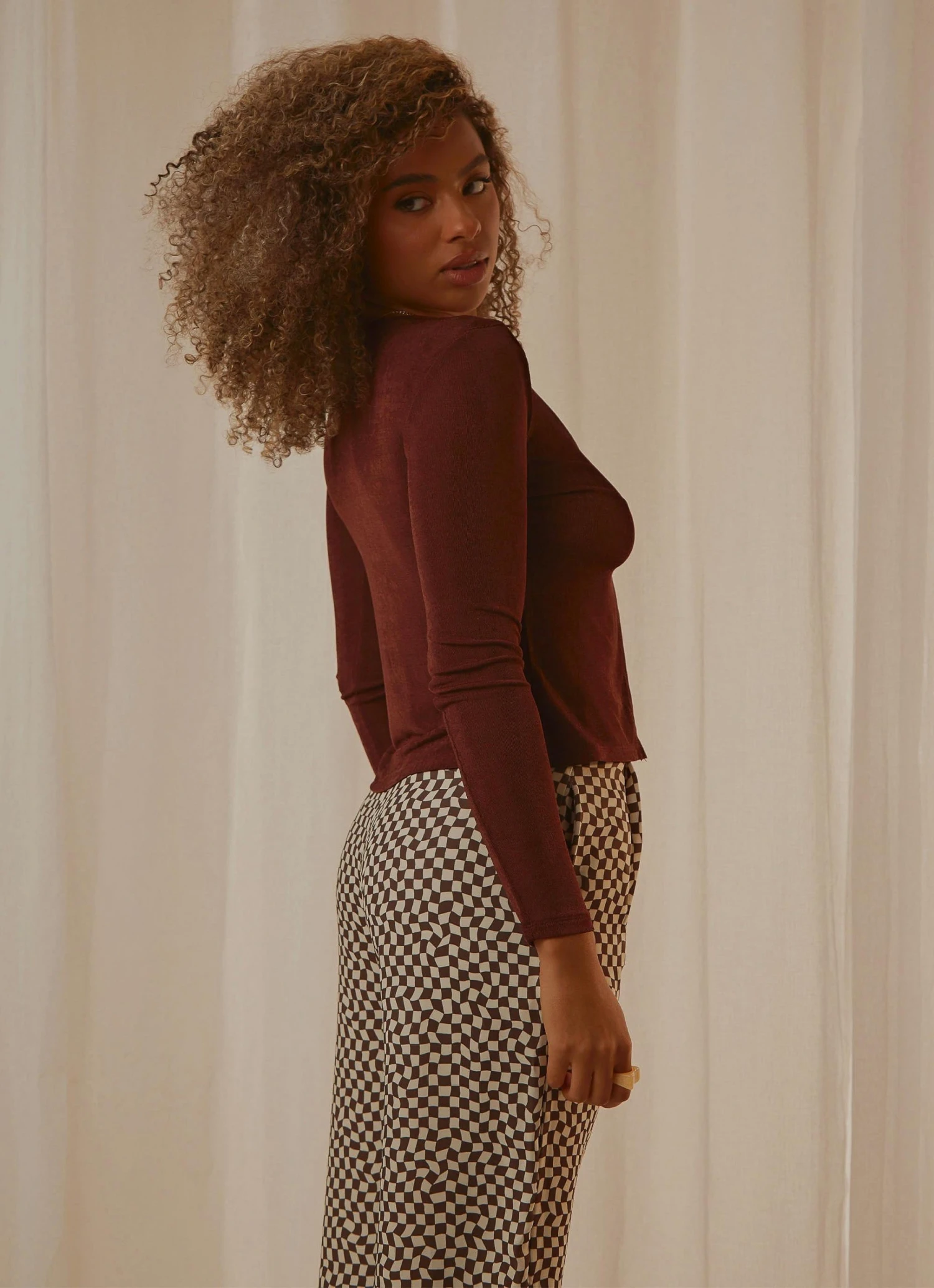 Peppermayo Pamela Long Sleeve Top - Choc Brown New & Most Loved 4 Peppermayo Pamela Long Sleeve Top - Choc Brown New & Most Loved