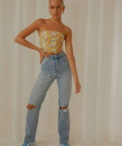 Peppermayo Exclusive Endless Lover Bustier Crop - Blossom 13 Peppermayo Exclusive Endless Lover Bustier Crop - Blossom