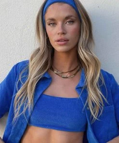 Vacancy Supply Golden Hour Headband - Cobalt New & Most Loved 5 Vacancy Supply Golden Hour Headband - Cobalt New & Most Loved