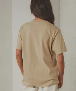 Thrills Storm The Castle Merch Fit Tee - Vintage Khaki New & Most Loved 9 Thrills Storm The Castle Merch Fit Tee - Vintage Khaki New & Most Loved