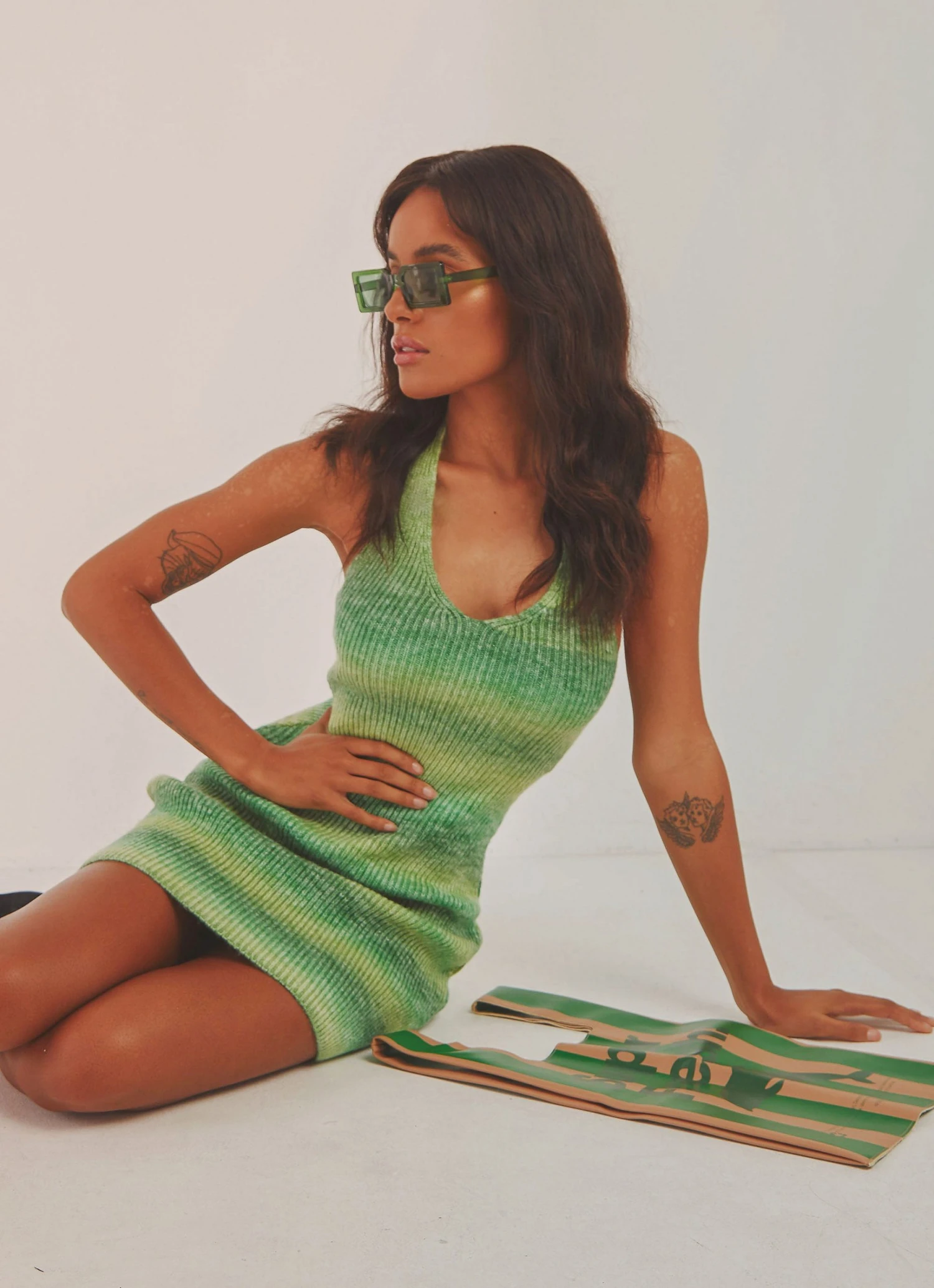 Peppermayo Young Hearts Mini Dress - Green New & Most Loved 2 Peppermayo Young Hearts Mini Dress - Green New & Most Loved