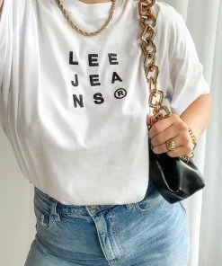 Lee New Tops Baggy Tee - Aspen White