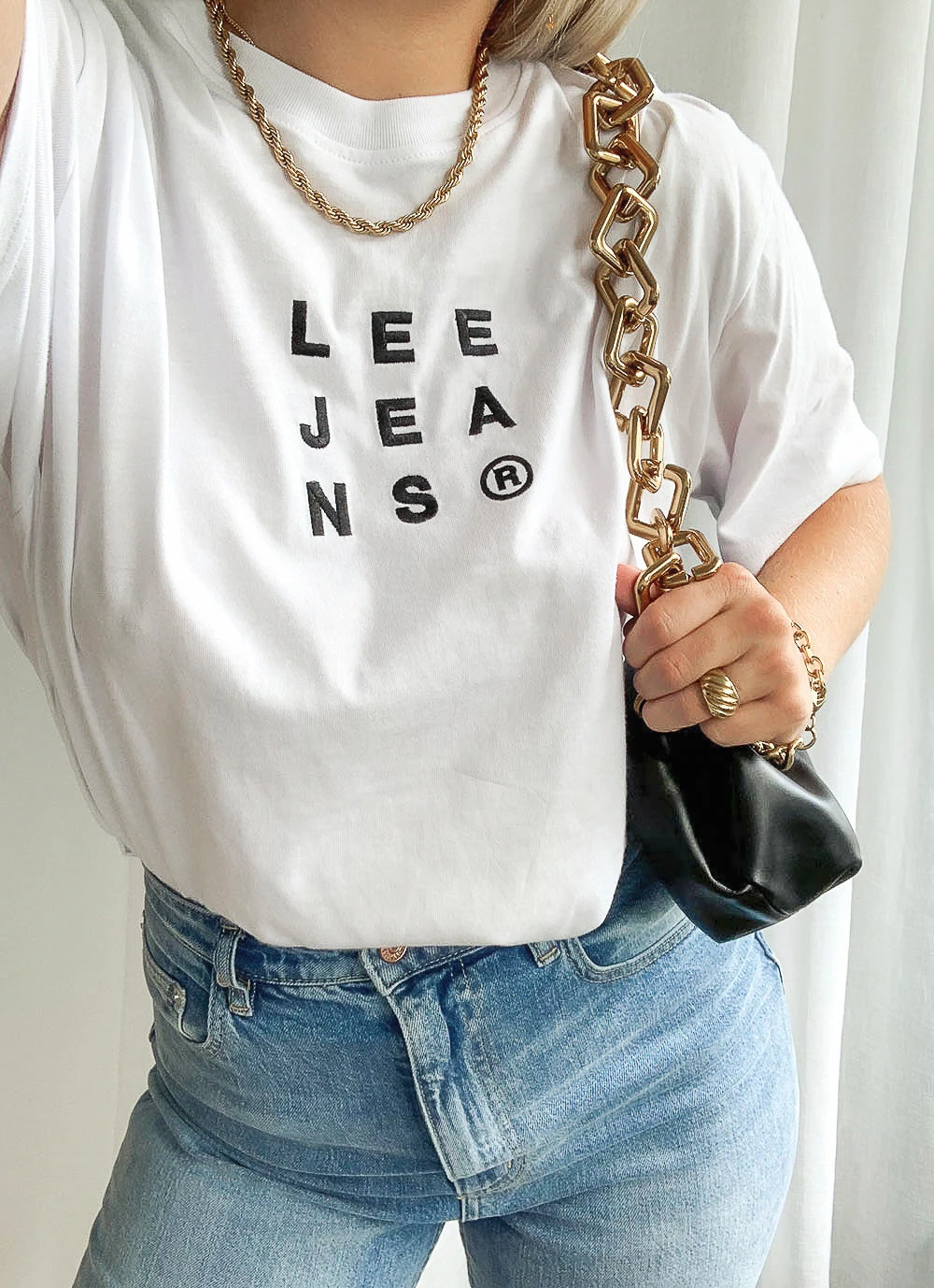 Lee New Tops Baggy Tee - Aspen White 2 Lee New Tops Baggy Tee - Aspen White