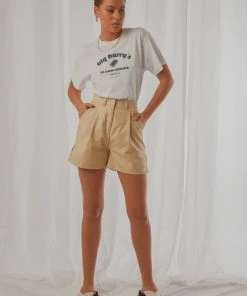 4th & Reckless New & Most Loved Rae Short - Muted Yellow 7 4th & Reckless New & Most Loved Rae Short - Muted Yellow