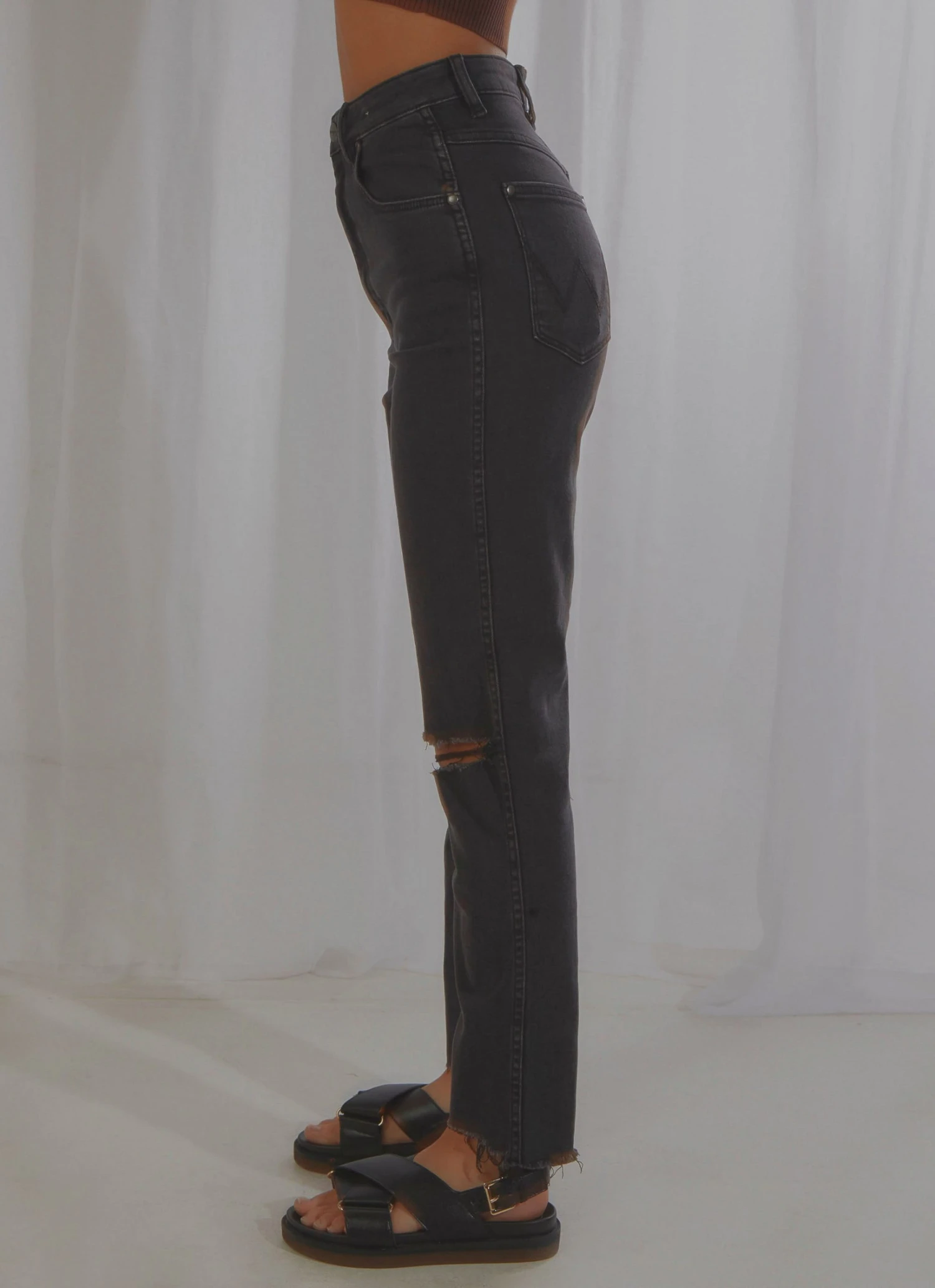 Wrangler Tyler Cropped - Deelite Black 5 Wrangler Tyler Cropped - Deelite Black