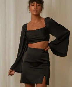 Peppermayo Runway Ready Mini Skirt - Black