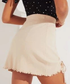 Peppermayo On Tour Knit Skirt - Beige New & Most Loved