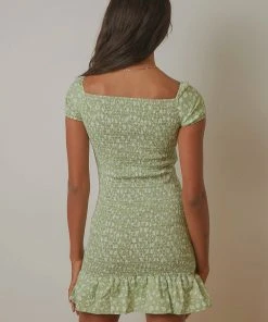 Peppermayo Balmy Nights Mini Dress - Green 7 Peppermayo Balmy Nights Mini Dress - Green