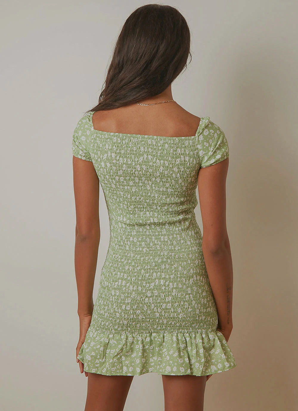 Peppermayo Balmy Nights Mini Dress - Green 4 Peppermayo Balmy Nights Mini Dress - Green