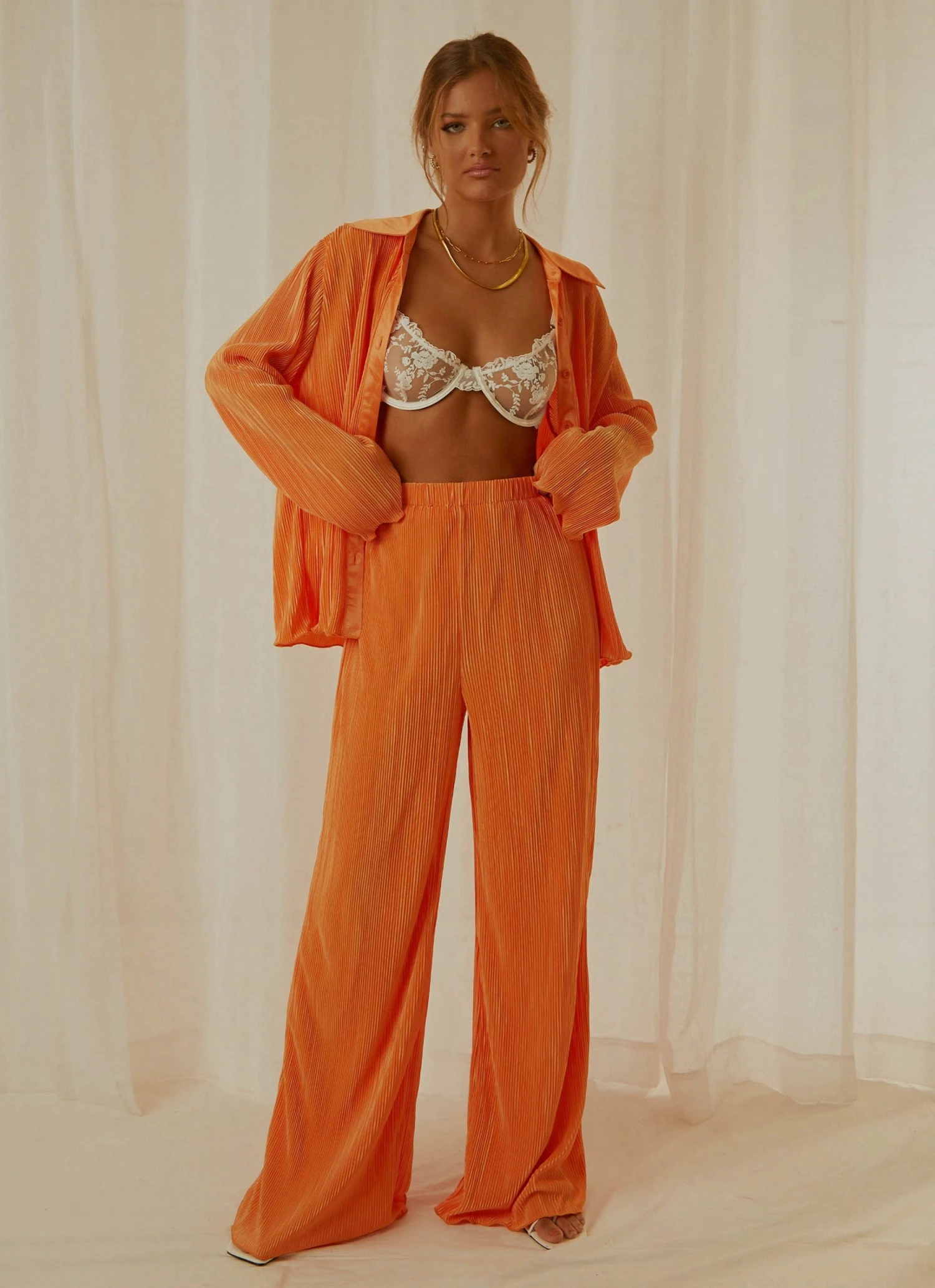 Peppermayo Exclusive 90s Muse Pants - Tangerine - Pre-Order New & Most Loved 2 Peppermayo Exclusive 90s Muse Pants - Tangerine - Pre-Order New & Most Loved