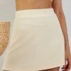 Peppermayo Exclusive St Moritz Terry Mini Skirt - Yellow New & Most Loved