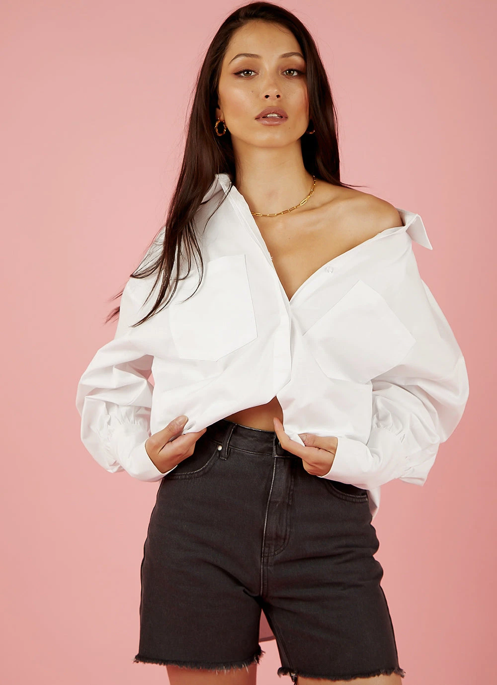 Lioness Fashion The Carrie Shirt - White New Tops 2 Lioness Fashion The Carrie Shirt - White New Tops