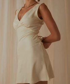 Peppermayo Exclusive Audrey Vintage Slip Dress - Ivory 7 Peppermayo Exclusive Audrey Vintage Slip Dress - Ivory