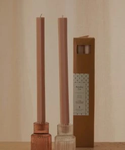 Candle Co New & Most Loved Moreton Eco Hexagonal Dinner Candle 2 Pack - Latte 6 Candle Co New & Most Loved Moreton Eco Hexagonal Dinner Candle 2 Pack - Latte