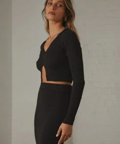 Peppermayo Deja Vu Knit Top - Black New & Most Loved 8 Peppermayo Deja Vu Knit Top - Black New & Most Loved