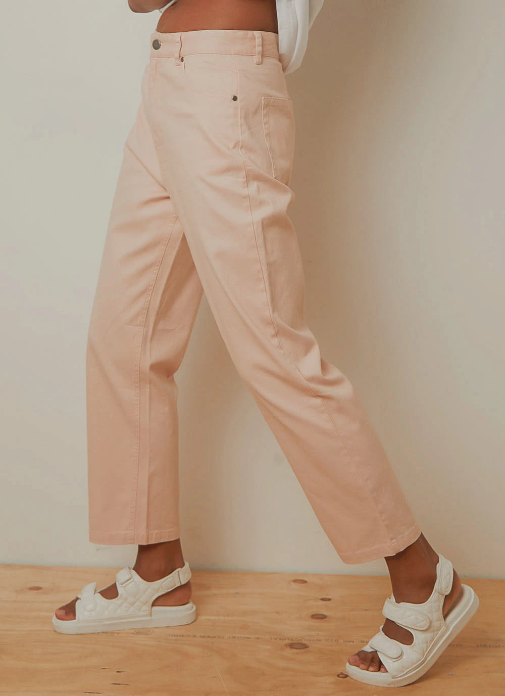 Afends New & Most Loved Shelby Hemp High Waist Wide Leg Pant - Ash Pink 4 Afends New & Most Loved Shelby Hemp High Waist Wide Leg Pant - Ash Pink