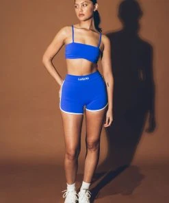 LaHana Swim Zadie Short - Midnight Blue New & Most Loved