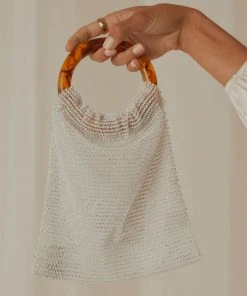 Peppermayo Aida Beaded Handbag - Silver New & Most Loved