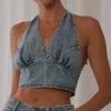 Lioness Fashion New & Most Loved Provence Halter Top - Light Denim