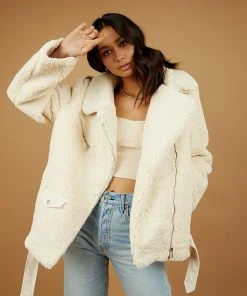 Lioness Fashion New & Most Loved On The Road Jacket - Cream
