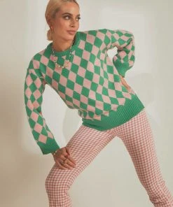 Peppermayo Main Event Sweater - Green New & Most Loved