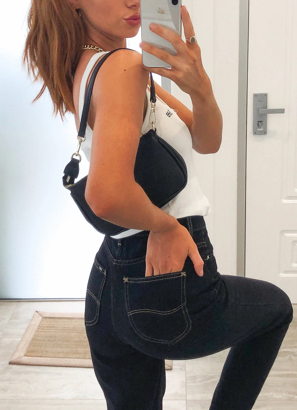 Lee High Mom Jeans - Black Royale New & Most Loved 3 Lee High Mom Jeans - Black Royale New & Most Loved