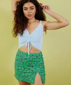 Peppermayo Adama Mini Skirt - Green New & Most Loved