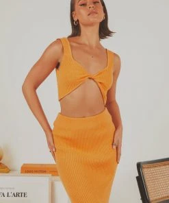 Peppermayo Soraya Crop Top - Orange New & Most Loved 7 Peppermayo Soraya Crop Top - Orange New & Most Loved