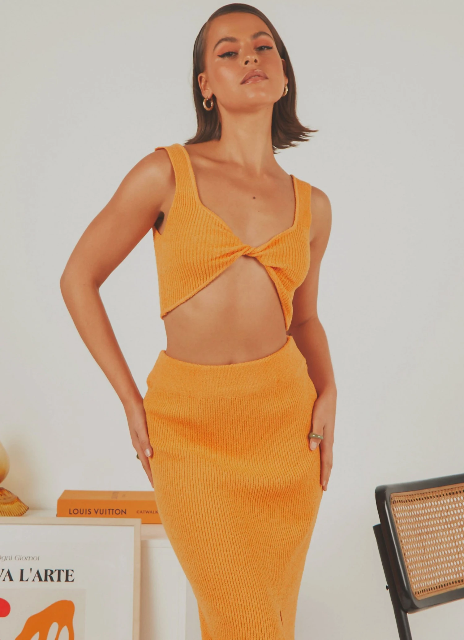 Peppermayo Soraya Crop Top - Orange New & Most Loved 3 Peppermayo Soraya Crop Top - Orange New & Most Loved