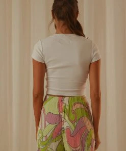 Wrangler Libra Baby Tee - White 11 Wrangler Libra Baby Tee - White