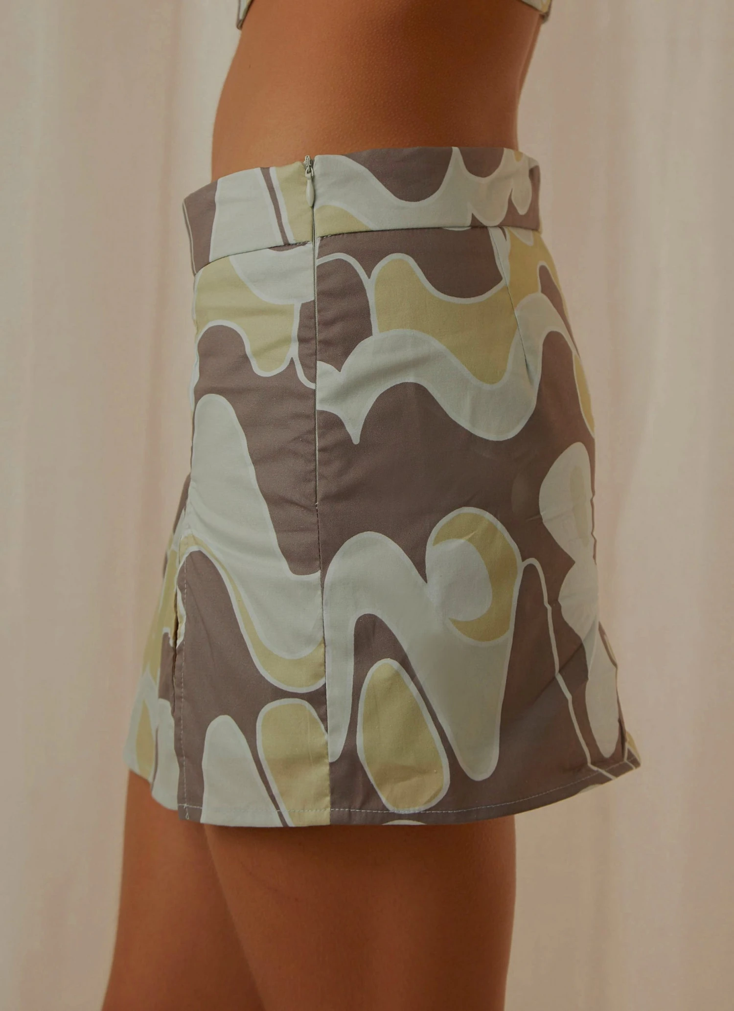 Peppermayo Exclusive Be Cool Baby Mini Skirt - Dusty Blue 5 Peppermayo Exclusive Be Cool Baby Mini Skirt - Dusty Blue