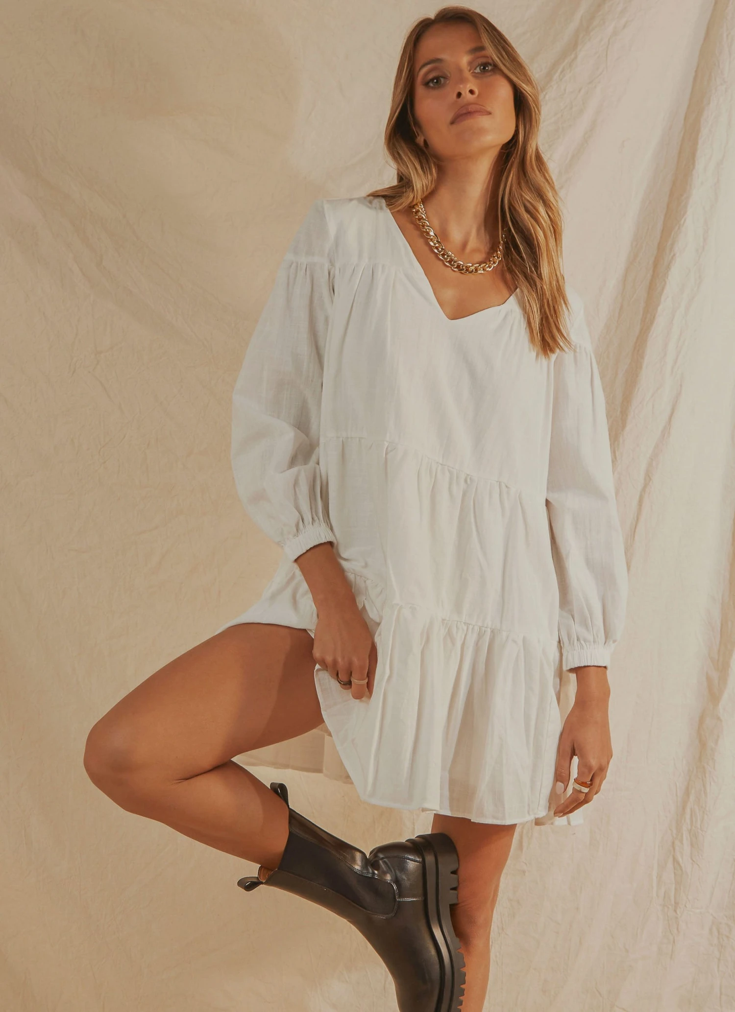 Peppermayo New & Most Loved Camila Mini Dress - White 1 Peppermayo New & Most Loved Camila Mini Dress - White