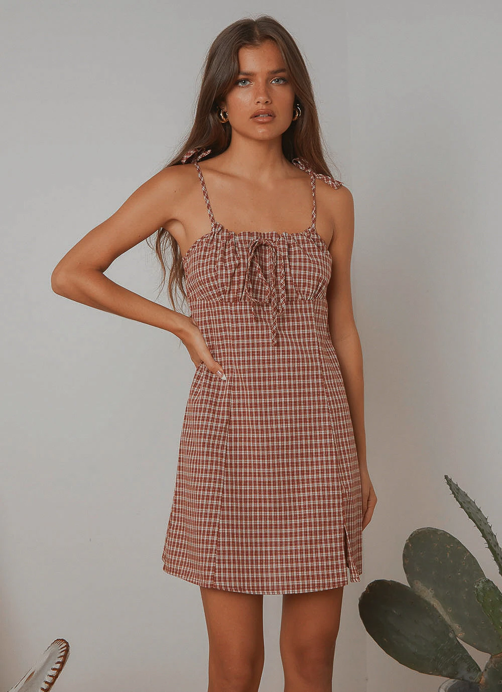 Peppermayo Sarita Gingham Dress - Red New & Most Loved 3 Peppermayo Sarita Gingham Dress - Red New & Most Loved