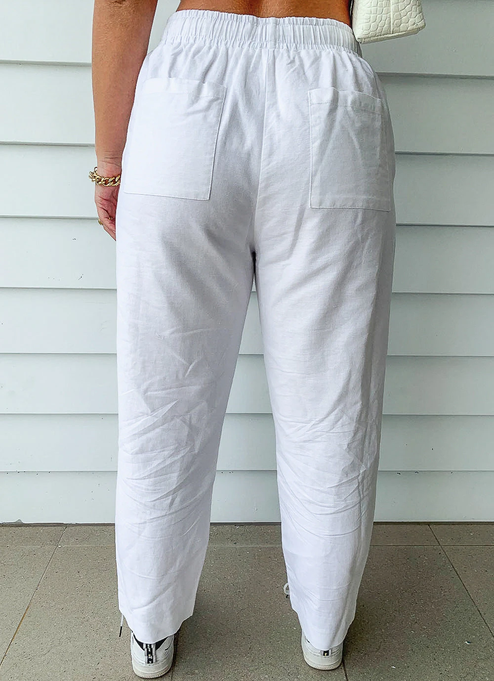 Nude Lucy Nude Classic Pant - White 5 Nude Lucy Nude Classic Pant - White