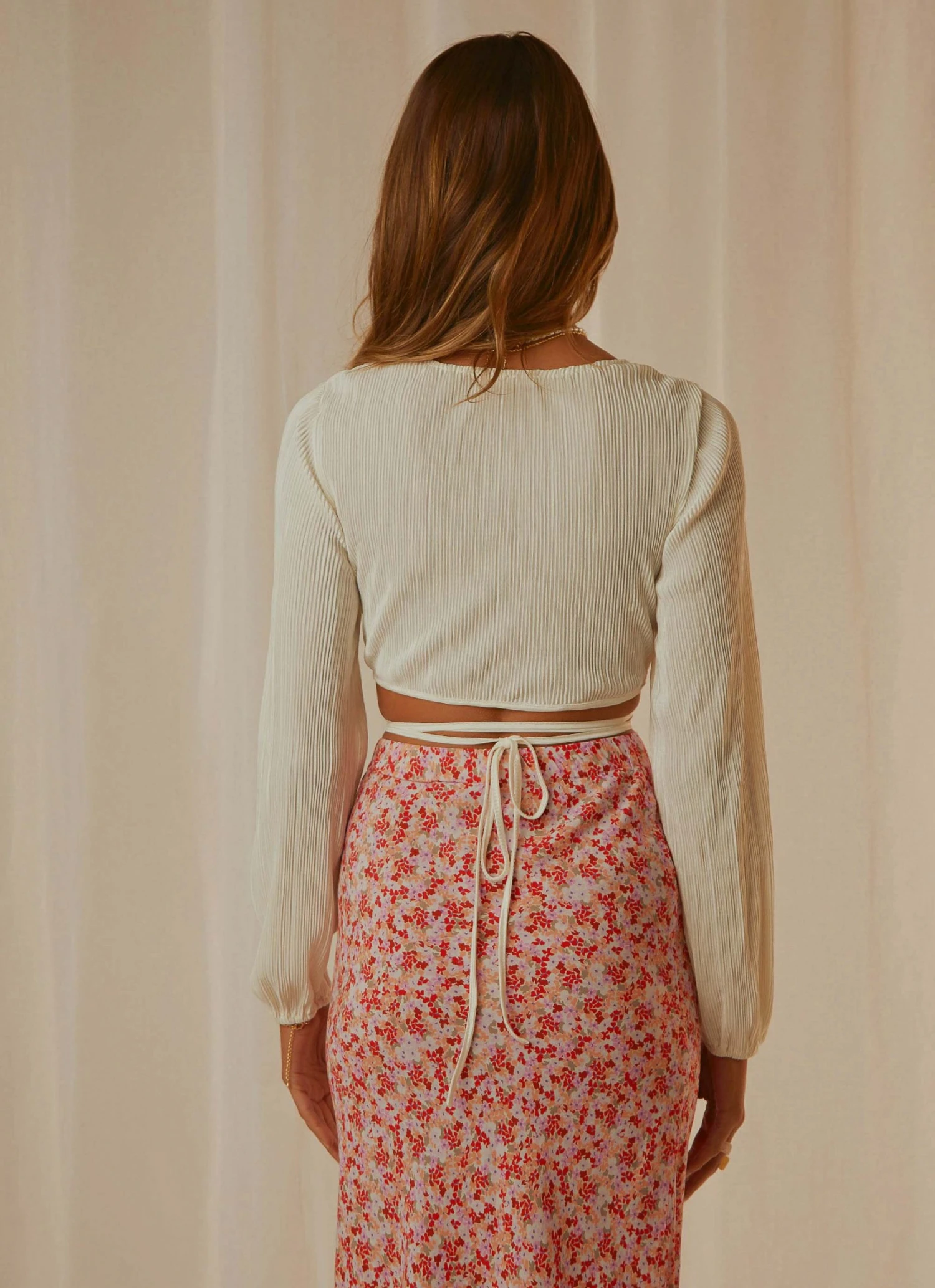 Peppermayo Exclusive Malibu Dreaming Wrap Top - Ivory New & Most Loved 5 Peppermayo Exclusive Malibu Dreaming Wrap Top - Ivory New & Most Loved