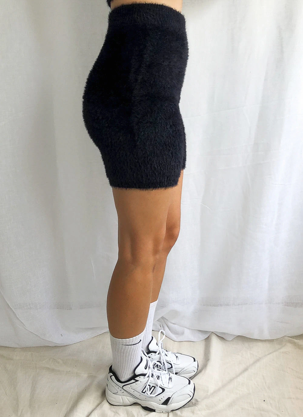 Peppermayo New Bottoms Trends Knit Shorts - Black 4 Peppermayo New Bottoms Trends Knit Shorts - Black