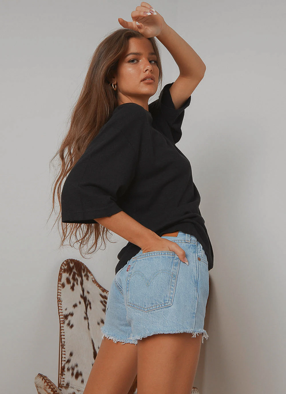 Afends Hounds Of Love Oversized Tee - Black New & Most Loved 2 Afends Hounds Of Love Oversized Tee - Black New & Most Loved