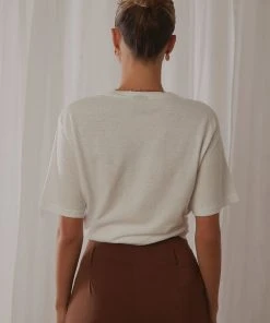 Afends New & Most Loved Angel Hemp Boyfriend Tee - White 9 Afends New & Most Loved Angel Hemp Boyfriend Tee - White