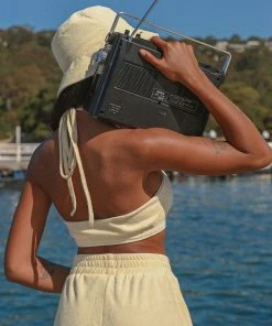 Peppermayo Exclusive Positano Terry Crop - Yellow