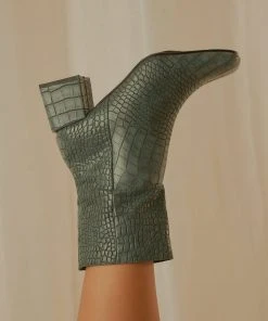 4th & Reckless New & Most Loved Cooper Ankle Boot - Teal Croc