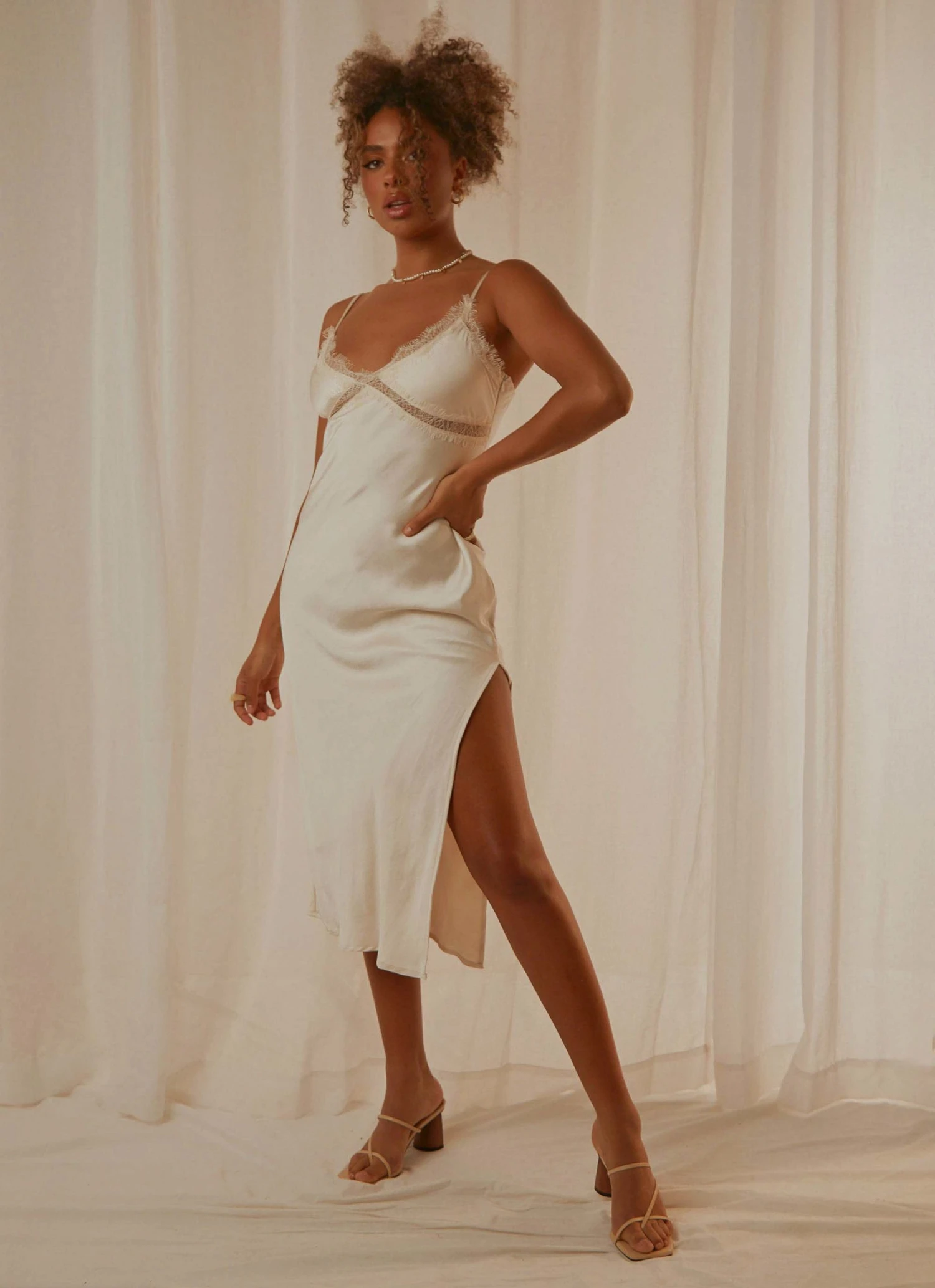 Peppermayo True Lovers Midi Dress - Ivory 4 Peppermayo True Lovers Midi Dress - Ivory