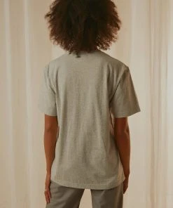 Afends New & Most Loved Society Unisex Retro Fit Tee - Grey Marle 9 Afends New & Most Loved Society Unisex Retro Fit Tee - Grey Marle