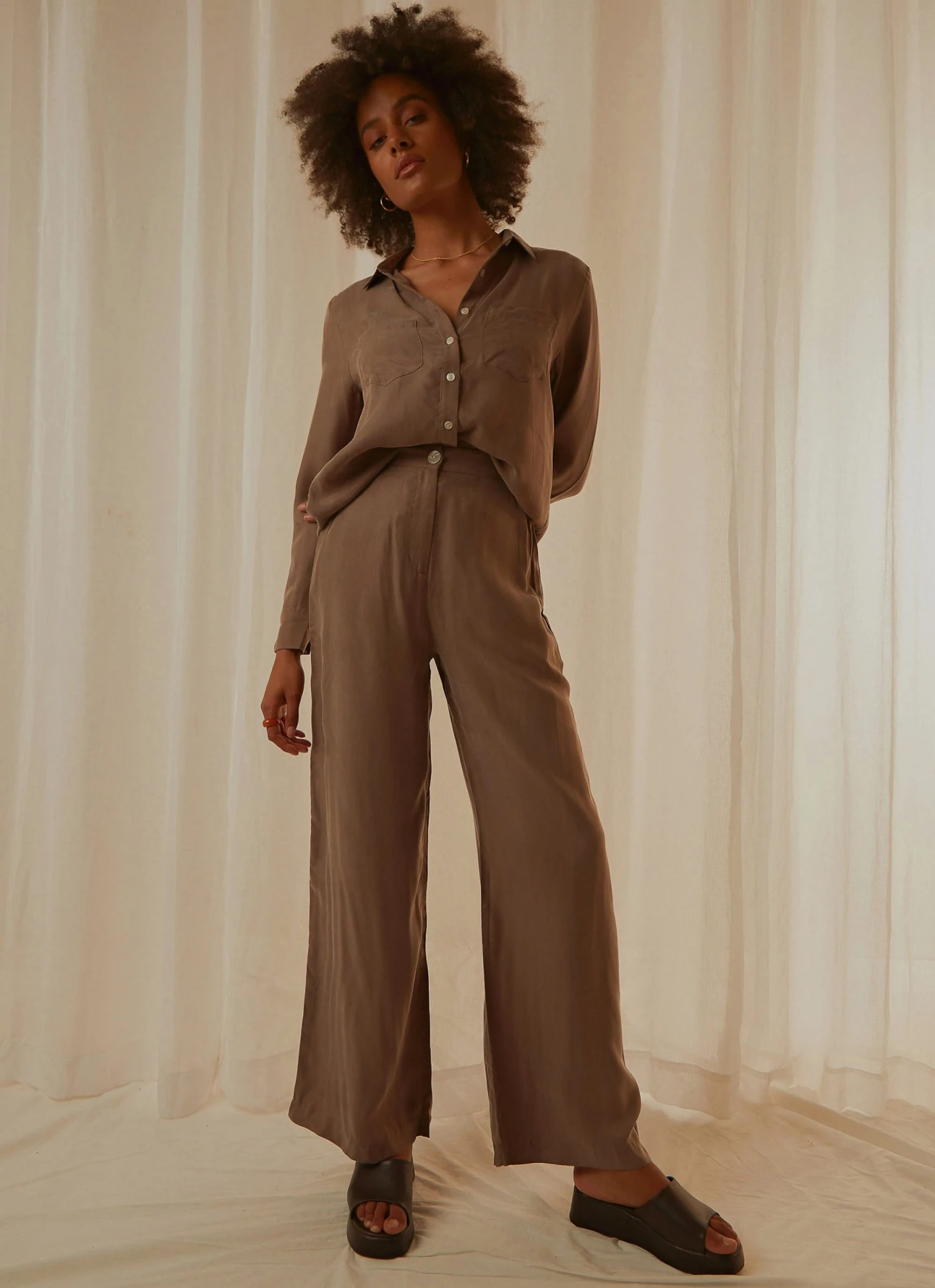 Nude Lucy New & Most Loved Gia Cupro Pant - Ash 2 Nude Lucy New & Most Loved Gia Cupro Pant - Ash