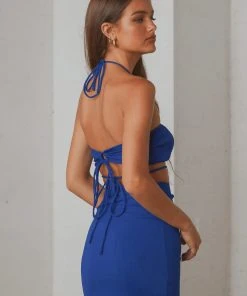 Peppermayo Palace Grounds Crop - Blue New & Most Loved