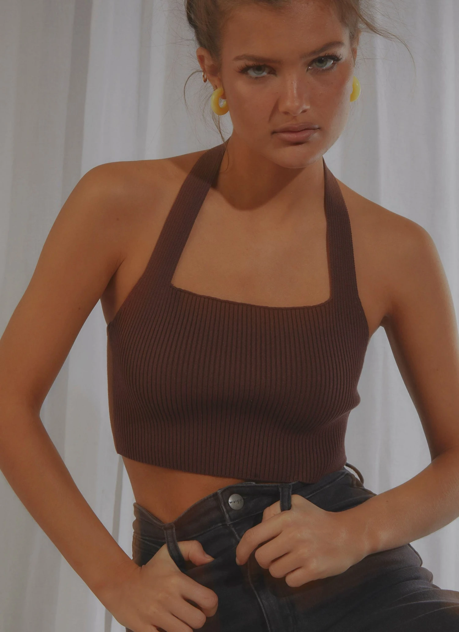 Peppermayo Exclusive Desert Dream Knit Crop - Choc New & Most Loved 1 Peppermayo Exclusive Desert Dream Knit Crop - Choc New & Most Loved