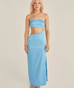 Riley Hubatka X Peppermayo Melody Maxi Dress - Azure New & Most Loved 7 Riley Hubatka X Peppermayo Melody Maxi Dress - Azure New & Most Loved
