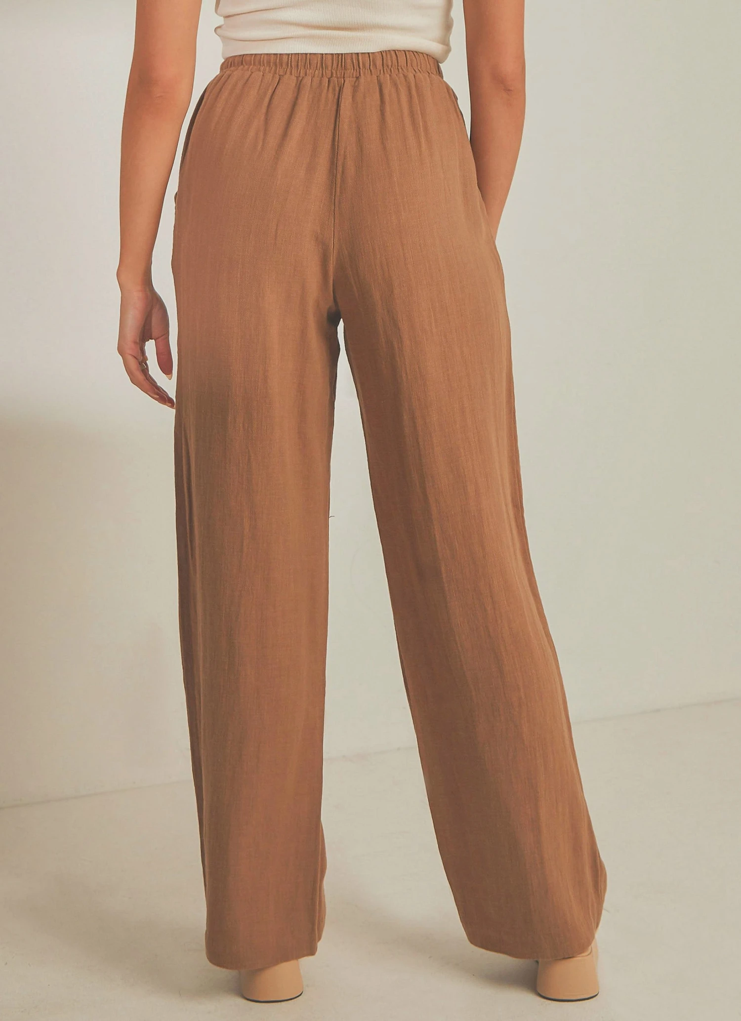 Nude Lucy Marvin Wide Leg Pant - Coffee 5 Nude Lucy Marvin Wide Leg Pant - Coffee
